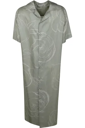 Marni Vestido camisero con motivo floral