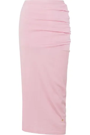 Moschino Falda midi fruncida