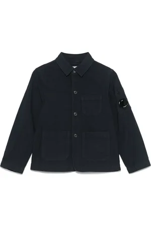 C.P. Company Sobrecamisa con parche del logo