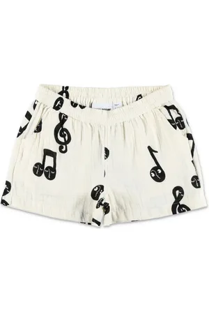 Mini Rodini Pantalones cortos con nota musical estampada