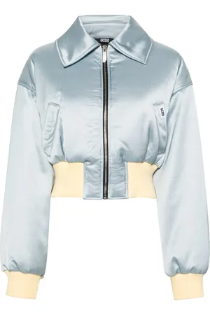 GCDS Chaqueta corta con parche del logo