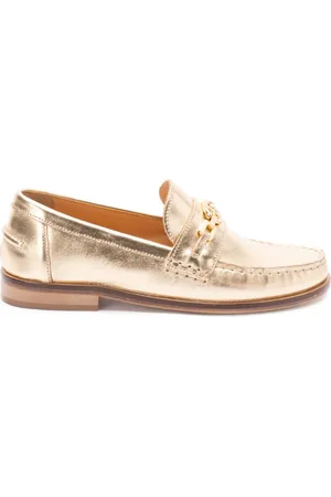 Twin-Set Mocasines metalizados