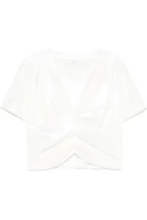 MISS GRANT Top con detalles fruncidos