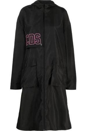 GCDS Parka con capucha y logo bordado
