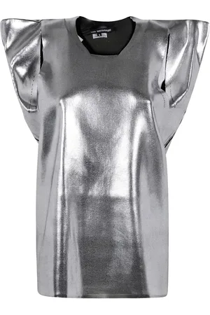 JUNYA WATANABE Top con efecto metalizado