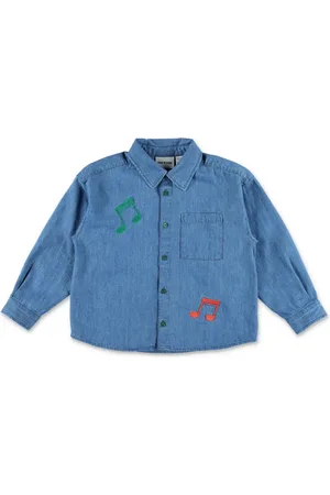 Mini Rodini Camisa con nota musical bordada