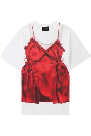 Simone Rocha Camiseta Negligee estampada