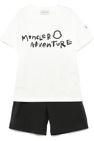 Moncler Set de pantalones cortos con logo estampado