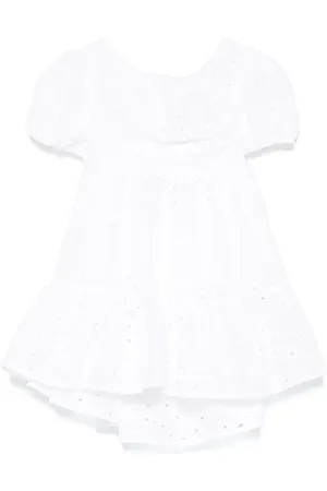 MISS GRANT Vestido con bordado inglés