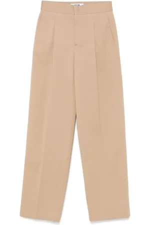 Msgm Pantalones plisados