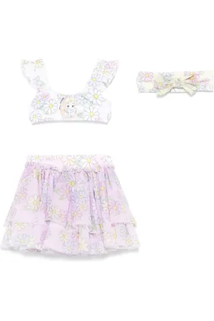 MONNALISA Bikini con estampado floral de x Disney