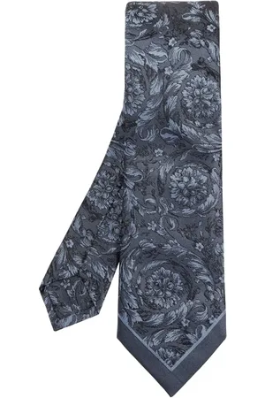 VERSACE Corbata con motivo Barocco en jacquard