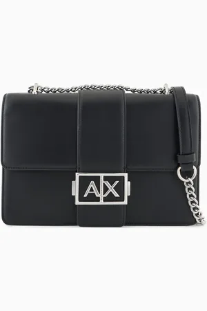 Armani Exchange Bandolera con placa del logo