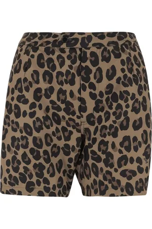 Aspesi Bermudas con motivo de leopardo