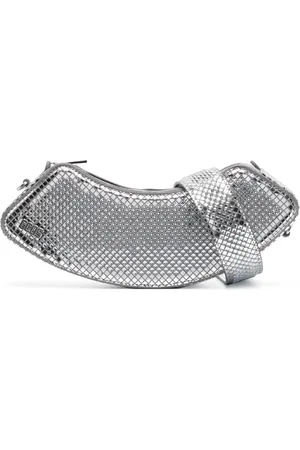 GCDS Bolso de hombro Comma Mirror mediano