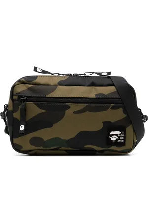 A Bathing Ape Bolso messenger mini con estampado militar