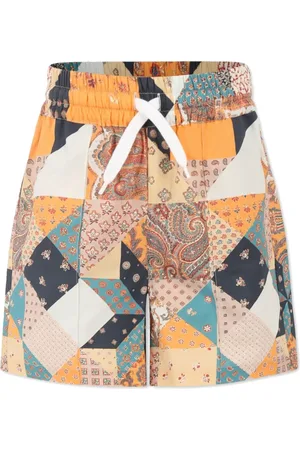 Etro Pantalones cortos con estampado de patchwork