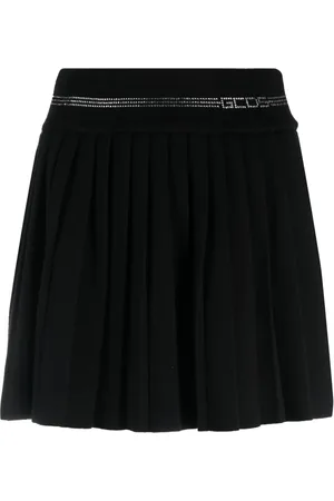 GCDS Minifalda Bling plisada