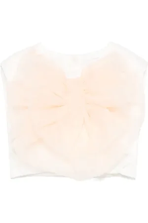 MISS GRANT Top con detalle de lazo