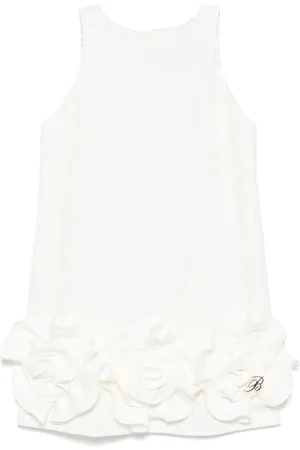 MISS BLUMARINE Vestido con apliques florales