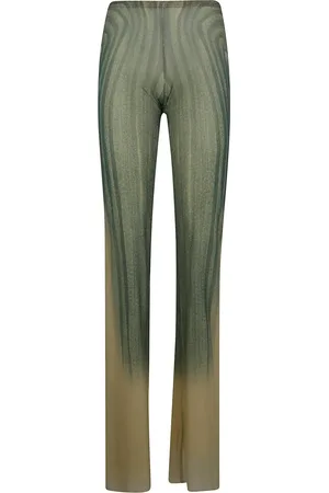 Jean Paul Gaultier Pantalones con estampado en espiral