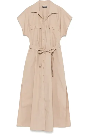 Dondup Vestido midi de algodón