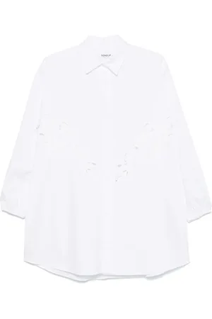 Dondup Vestido camisero bordado