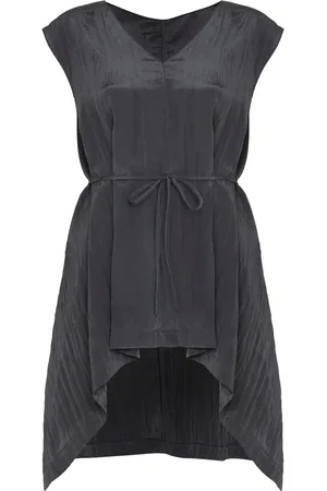 Uma Raquel Davidowicz Top plisado con cintura lazada
