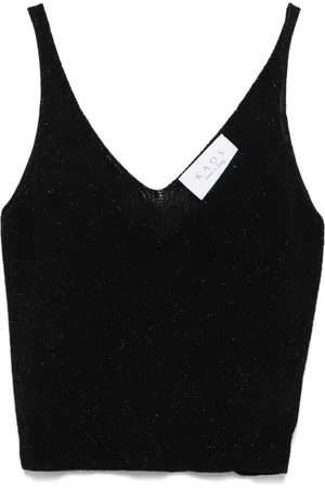 Kaos Top con costura metalizada