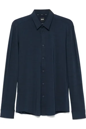 HUGO BOSS Camisa de tejido jersey
