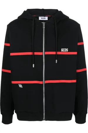 GCDS Sudadera con capucha y rayas