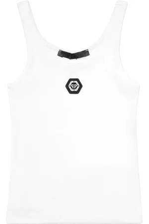 Philipp Plein Camiseta de tirantes de tejido jersey