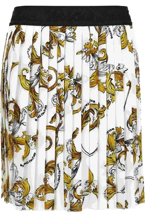 VERSACE Falda plisada estampada