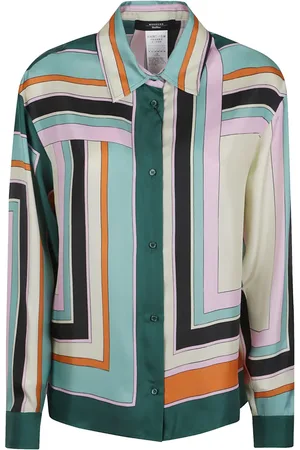 Max Mara Camisa con estampado geom�trico