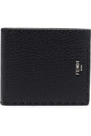 Fendi Cartera plegable con letras del logo