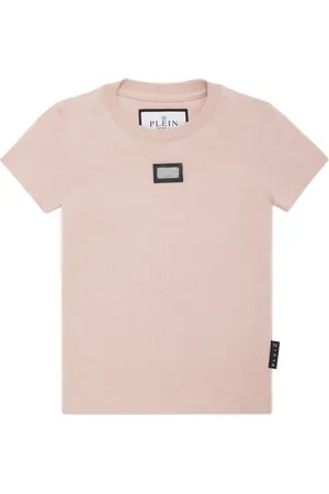 Philipp Plein Camiseta con placa del logo