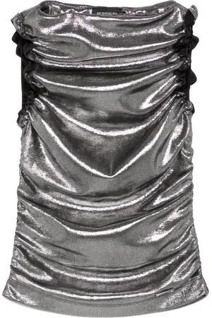 MONNALISA Top con efecto de lamé