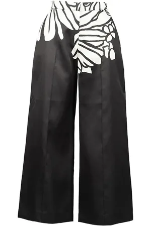 Elie saab Pantalones Printed Mikado