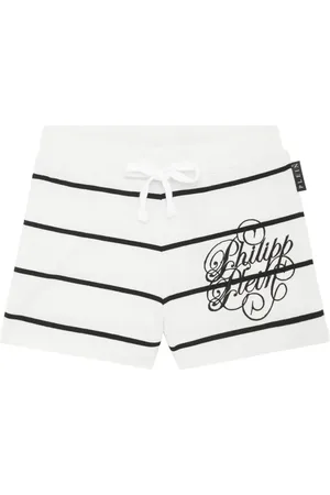 Philipp Plein Pantalones cortos joggers de canalé