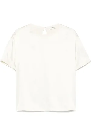Lisa Yang Camiseta con cuello redondo