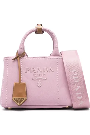 Prada Bolso shopper con logo bordado