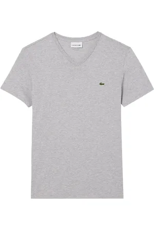 Lacoste Camiseta Grey de tejido jersey de algodón