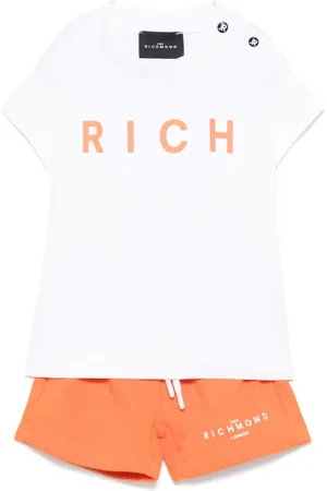 John Richmond Set de pantalones cortos con logo estampado