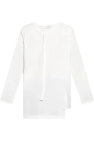 YOHJI YAMAMOTO Camiseta asimétrica de manga larga