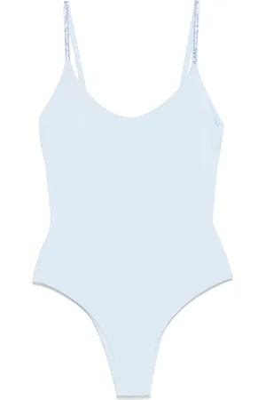 FISICO Bañador con apliques de strass