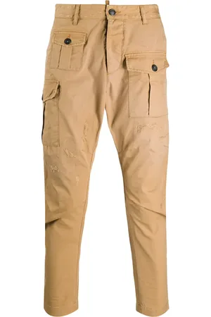 Dsquared2 Pantalones capri tapered tipo cargo