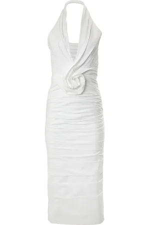 Carolina Herrera Vestido con cuello halter