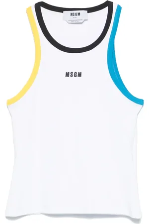 Msgm Top con logo bordado