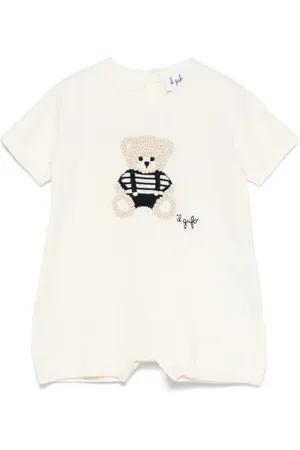 Il gufo Body con oso bordado
