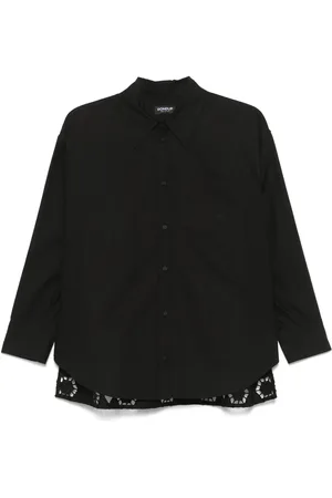 Dondup Camisa con bordado inglés
